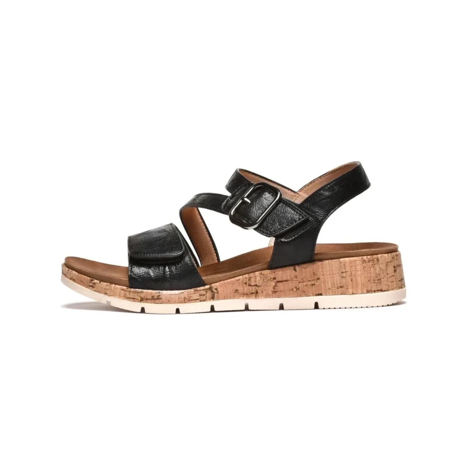Ženske sandale komfort-LS062663-BLK