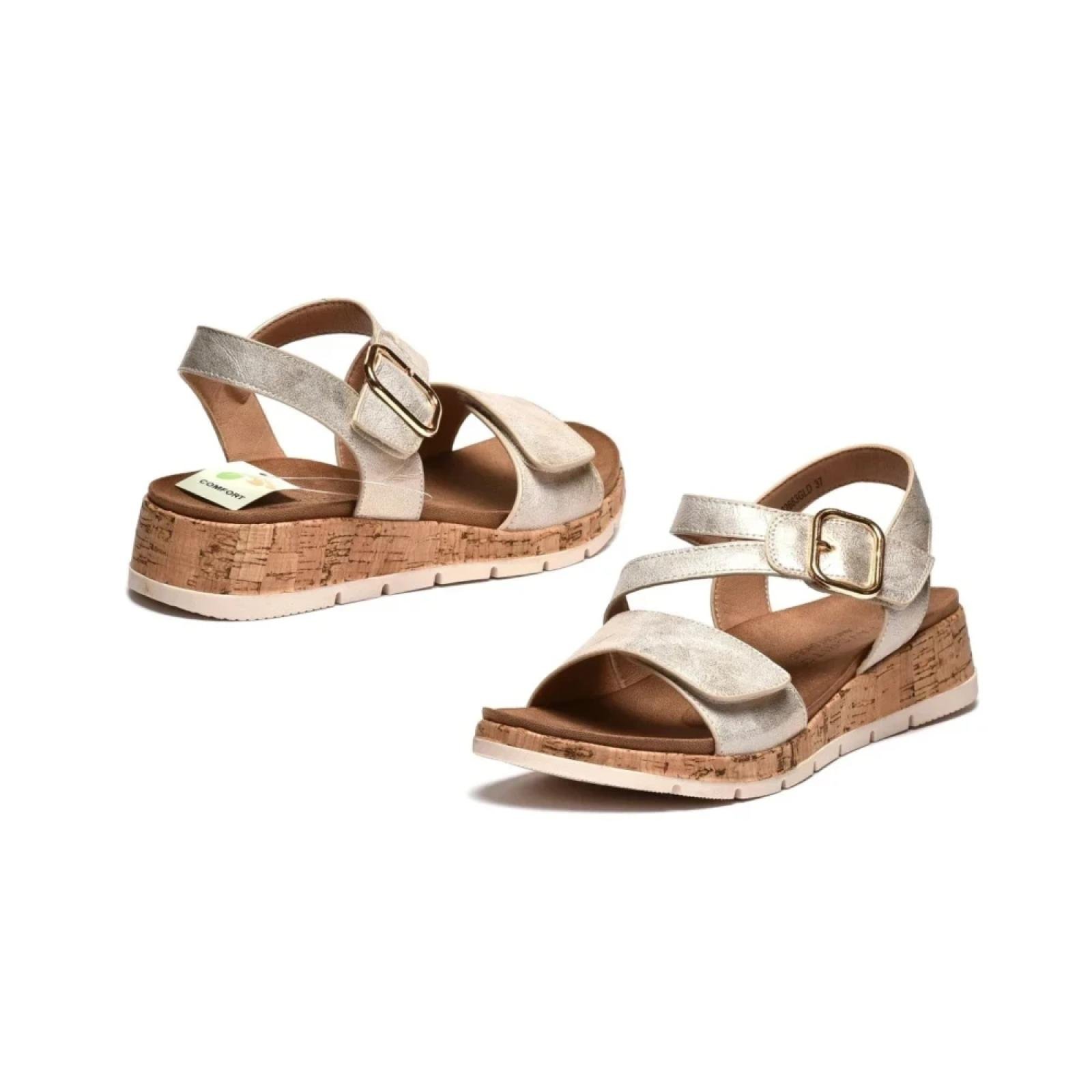 Ženske comfort sandale-LS062663-GLD