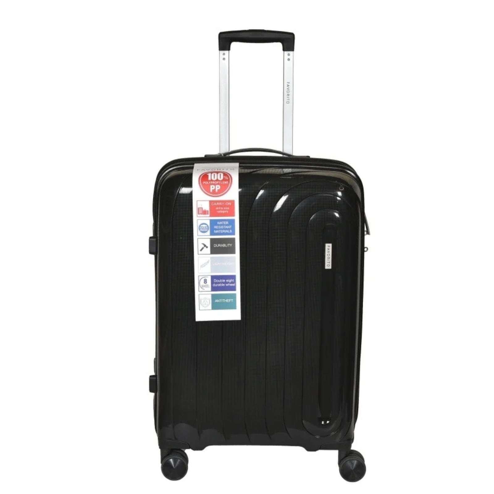 Kofer za putovanja 24 KF112603-BLK