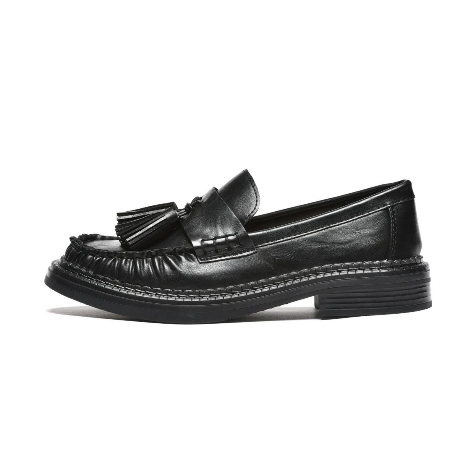 Ženske crne mokasine ( L042600-BLK)