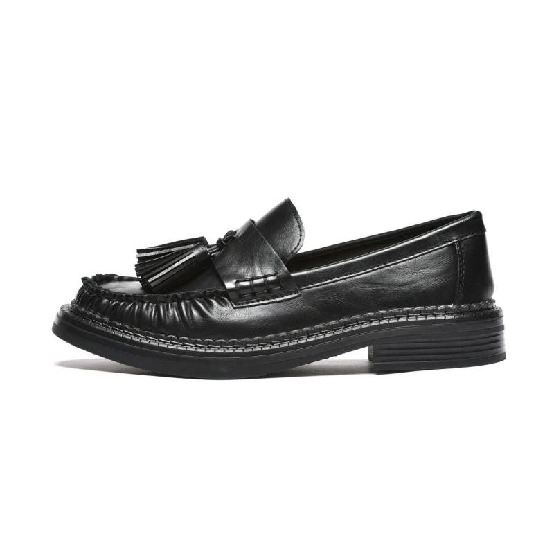 Ženske crne mokasine ( L042600-BLK)
