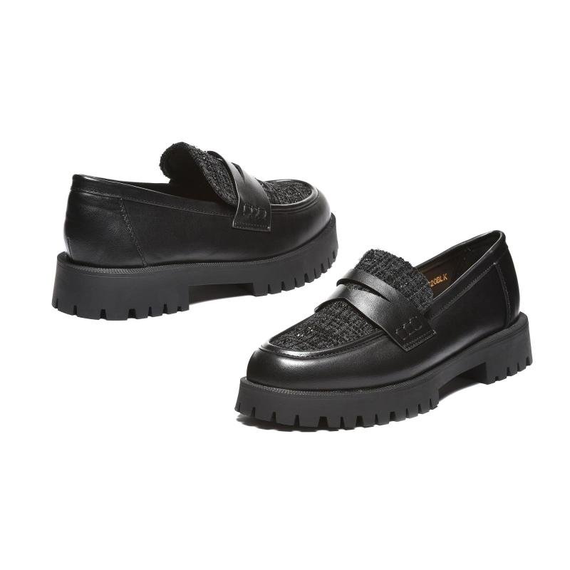 Ženske crne mokasine - L292620-BLK