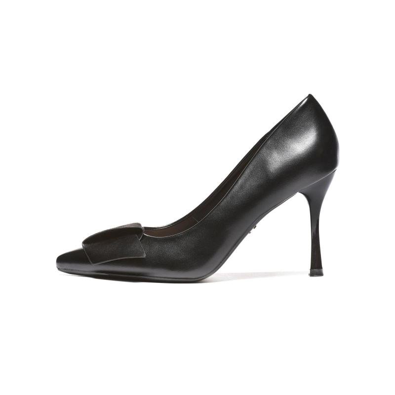 Ženske salonke sa dekorativnim detaljem - L242667-BLK