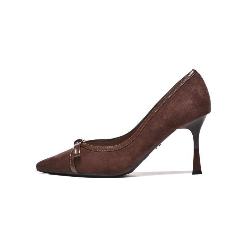 Ženske salonke sa elegantnom mašnom - L242668-COF