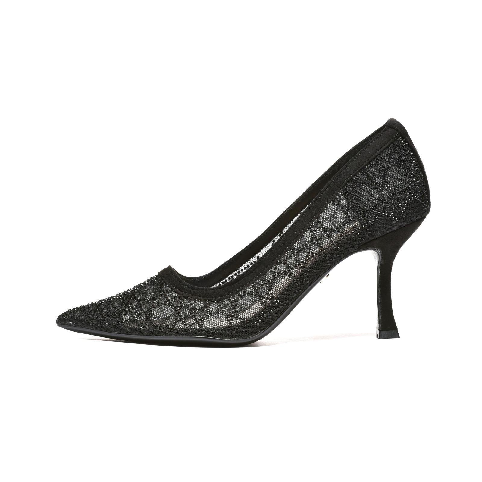 Ženske salonke sa cirkonima - L242688-BLK