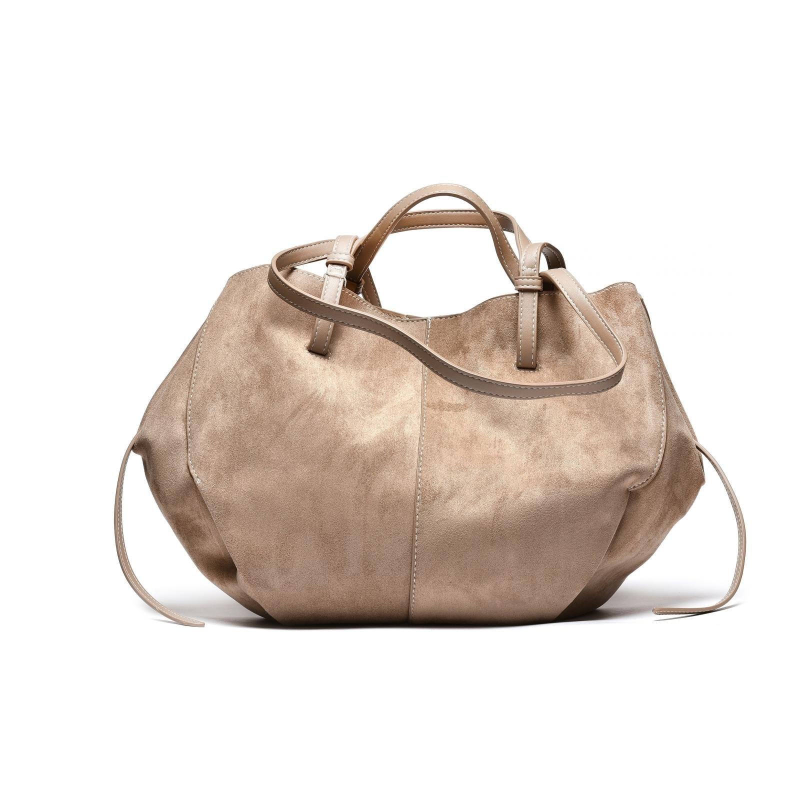 Ženska velur torba sa dodatnom torbicom - T012631-TAP