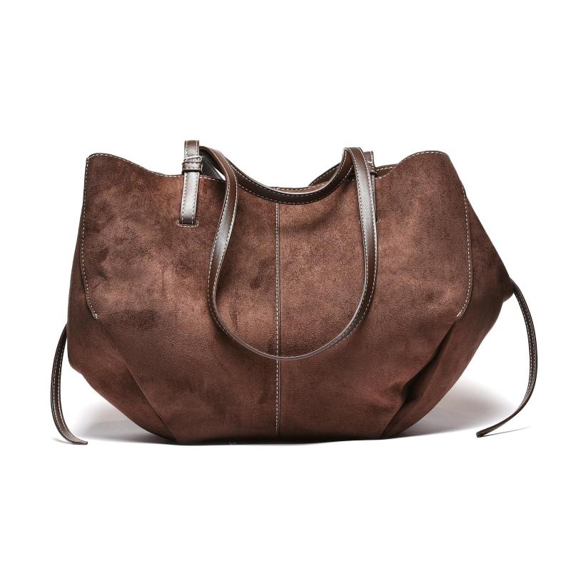 Ženska velur torba sa dodatnom torbicom - T012631-COF
