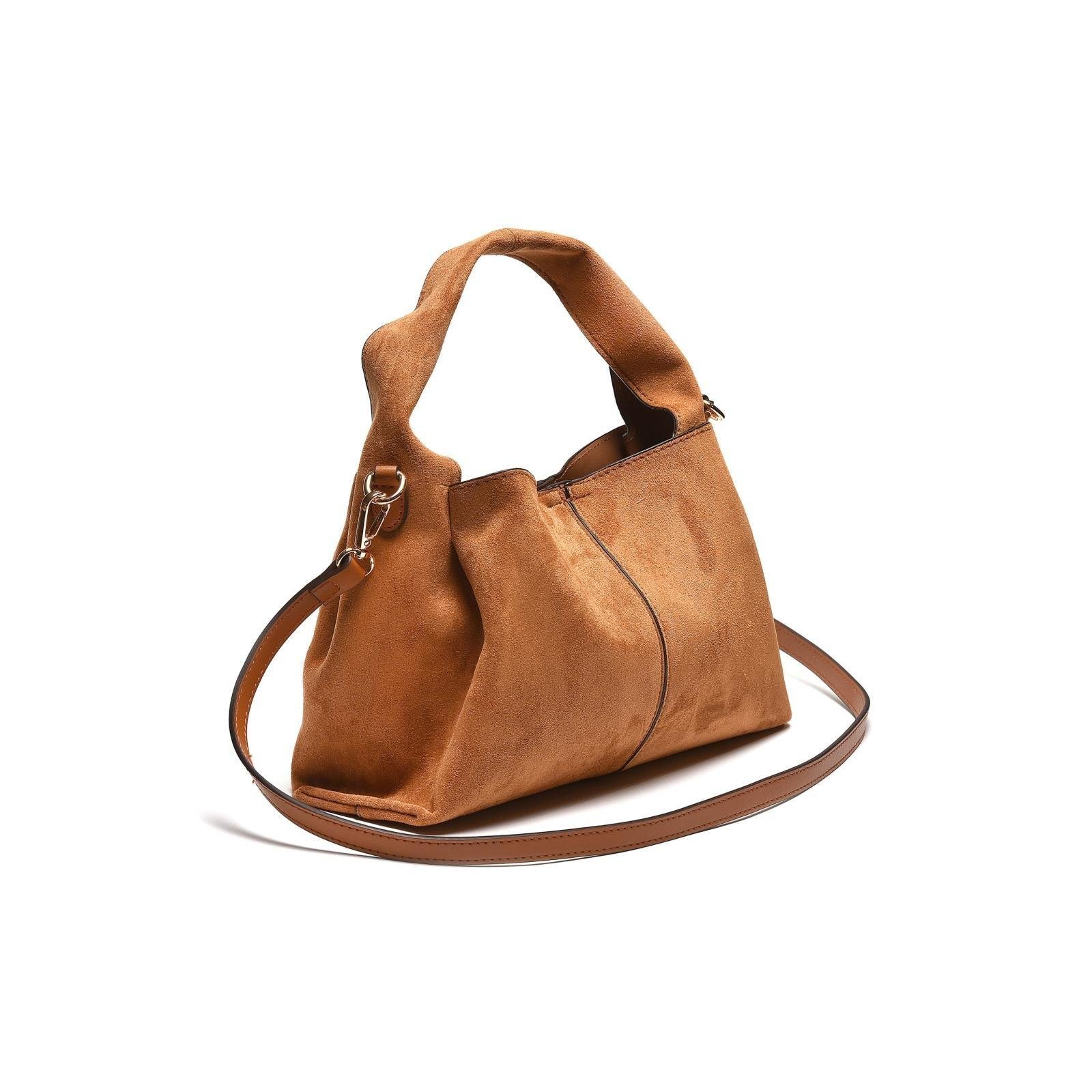 Ženska mekana velur torba - T012629-CAM