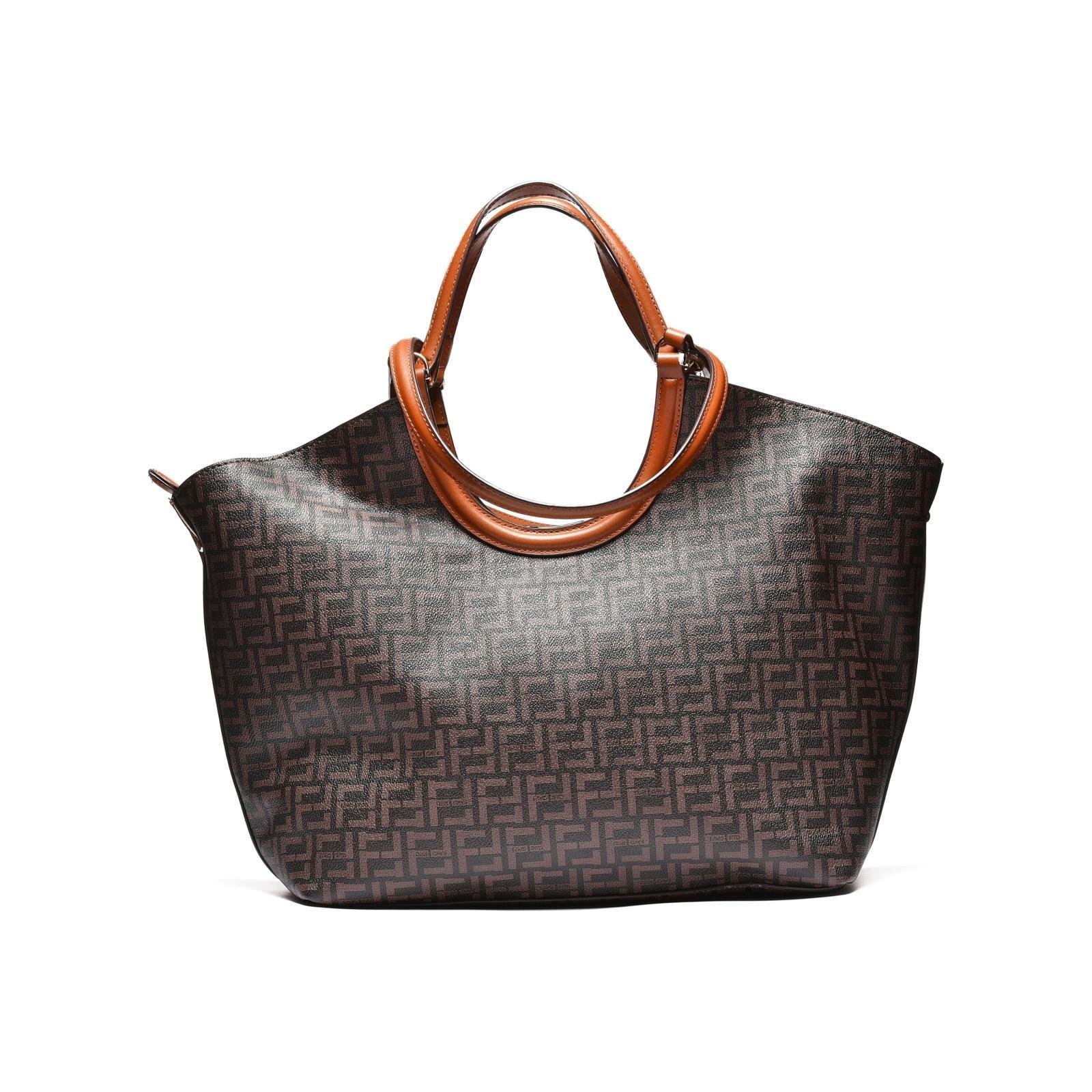Torba sa elegantnim dezenom i duplim ručkama - T012693-COF