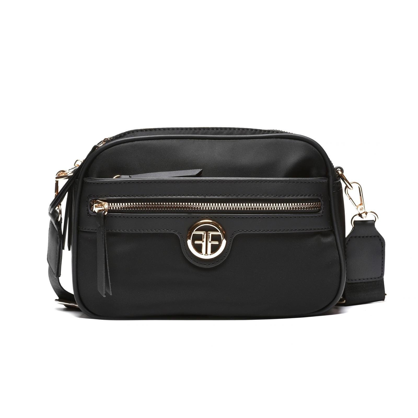 Ženska torba sa zlatnim detaljima - T012642-BLK