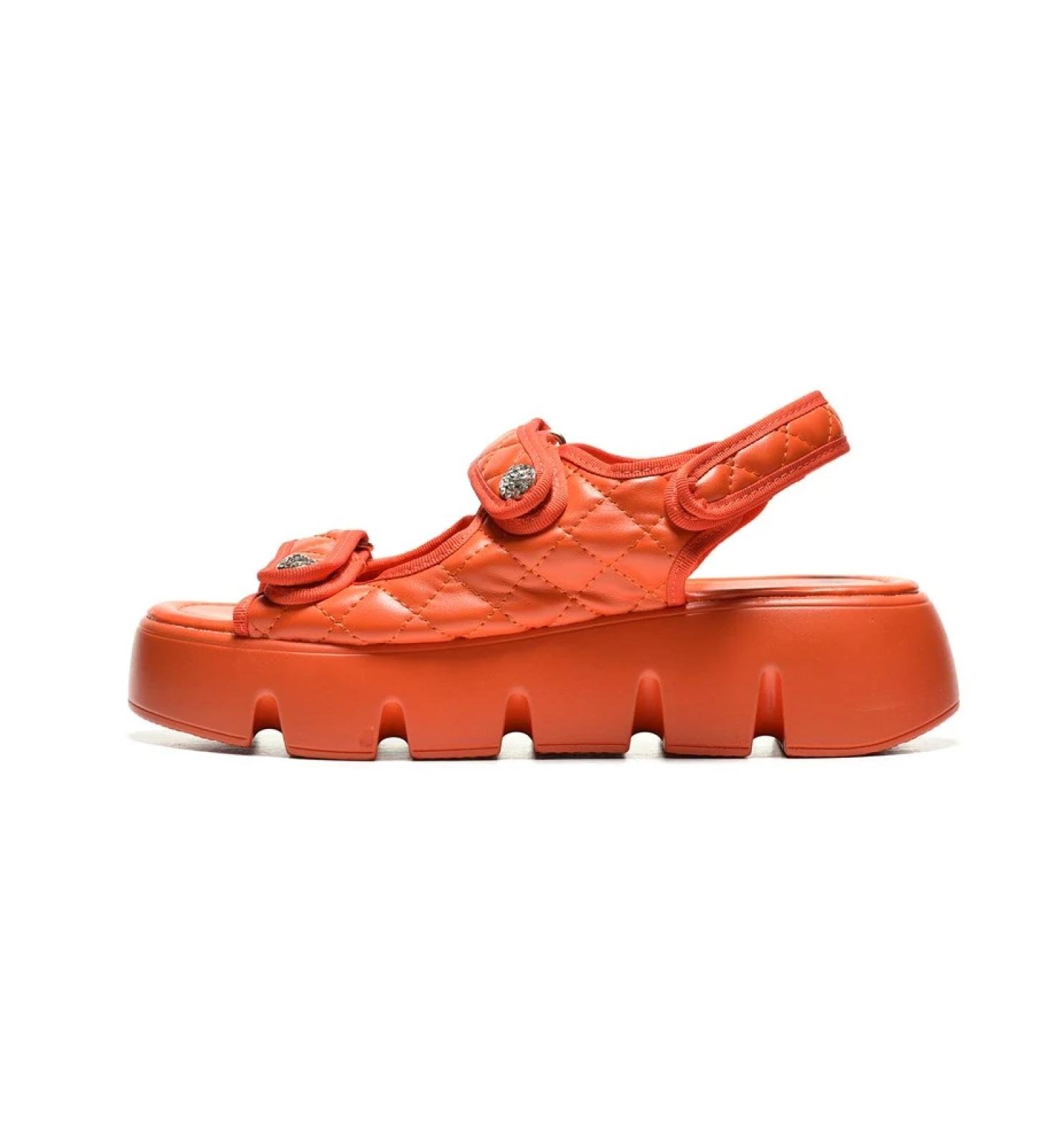 Zenska sandala LS022352-ORANGE