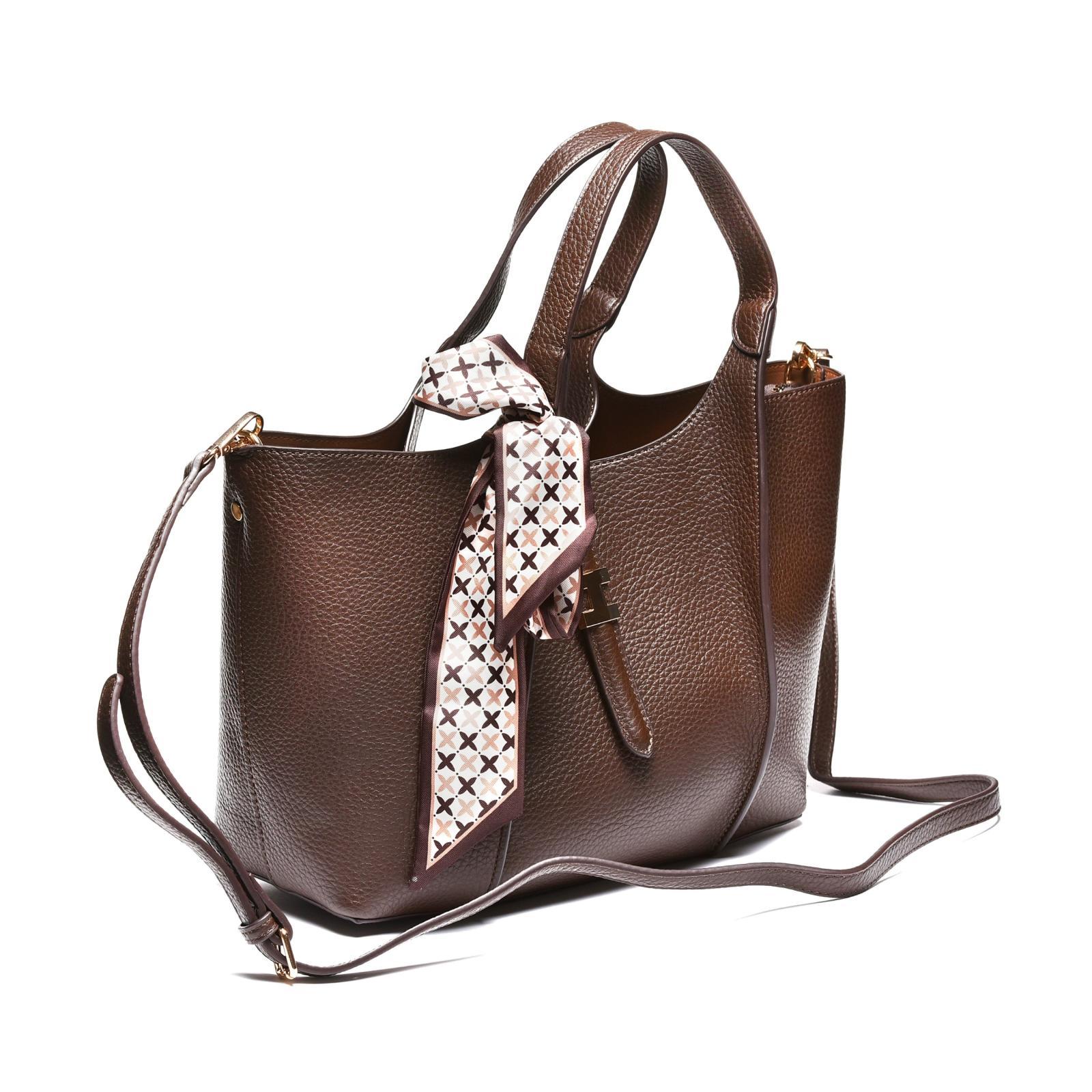Elegantna torba sa ukrasnom mašnom - T012671-COF