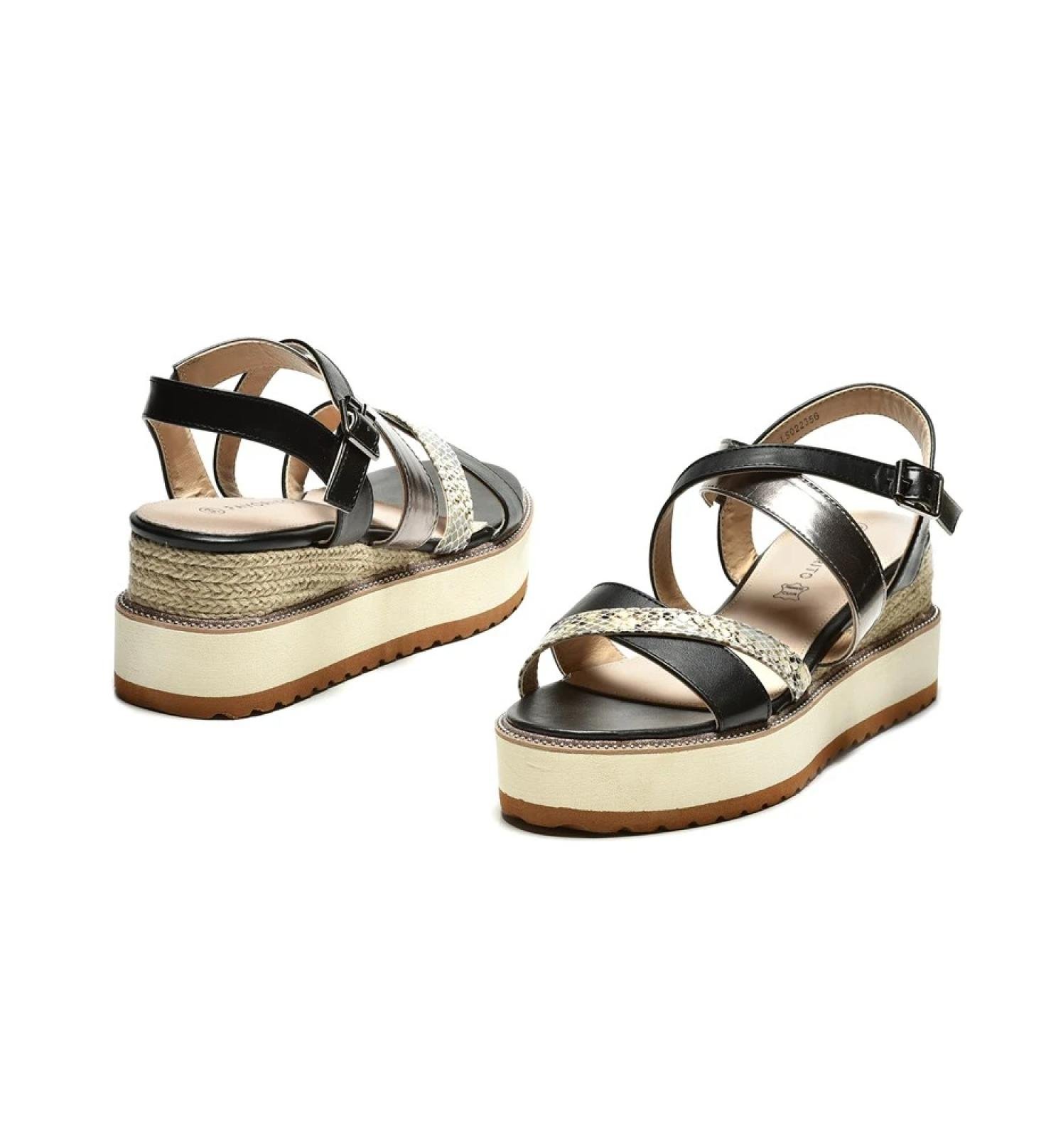 Zenska sandala LS022356-CRNA