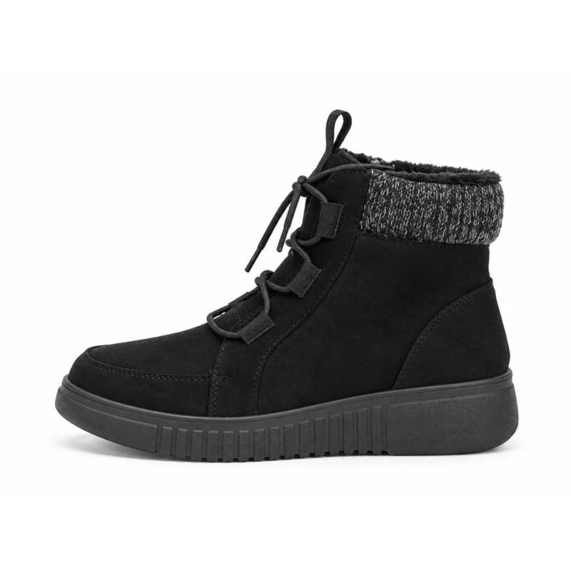 Ženske kratke komfort čizme - LH082603-BLK