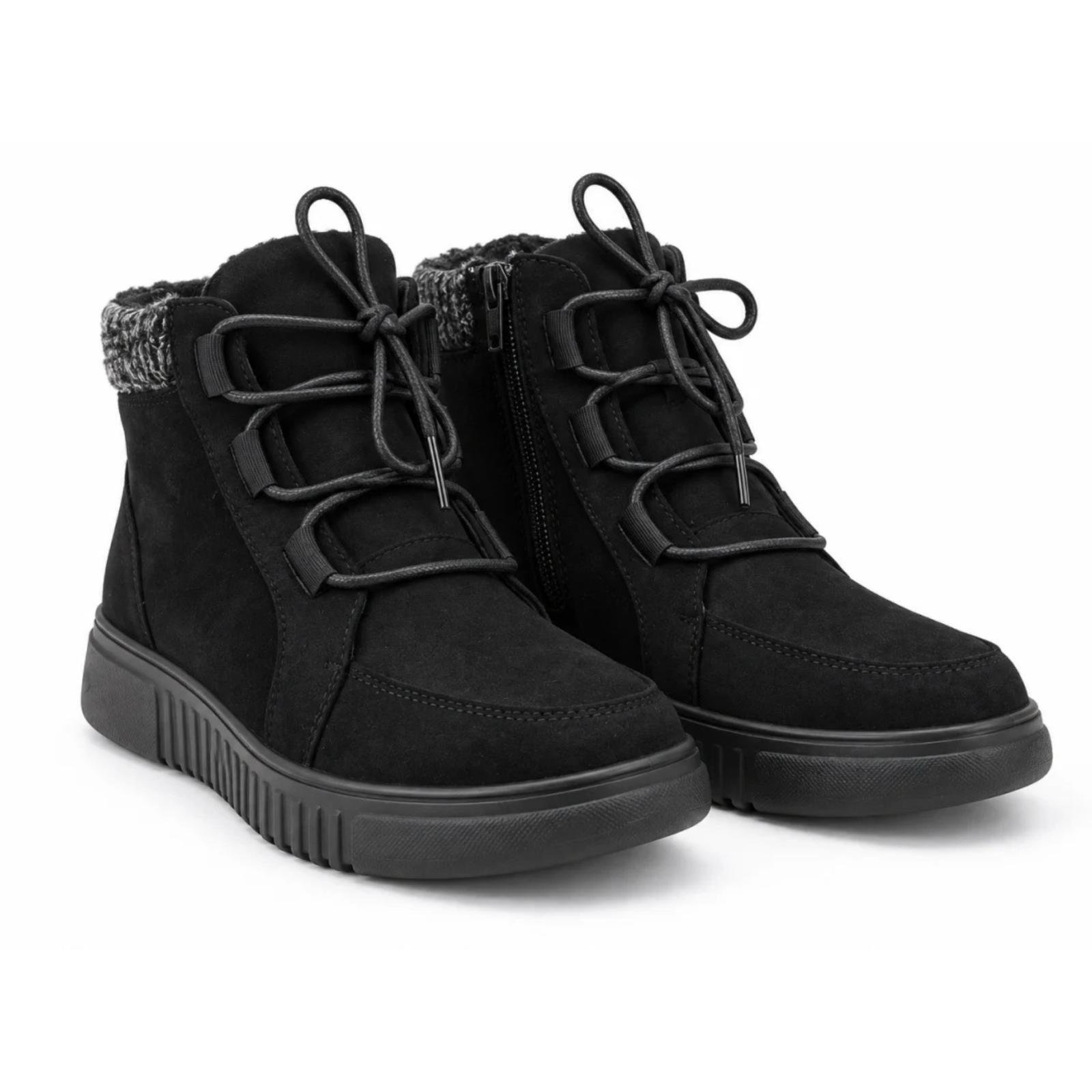 Ženske kratke komfort čizme - LH082603-BLK