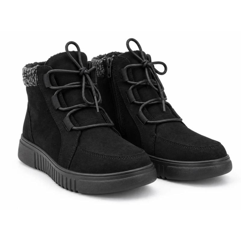 Ženske kratke komfort čizme - LH082603-BLK