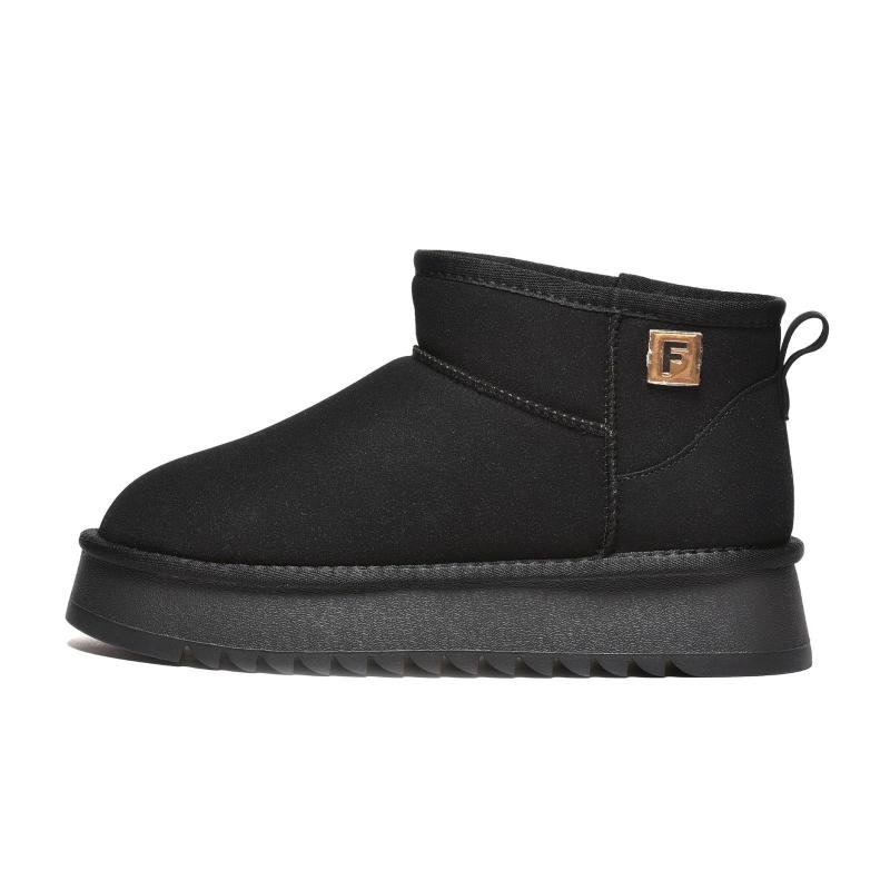 Ženske čizme sa toplom podstavom - LH502632-BLK