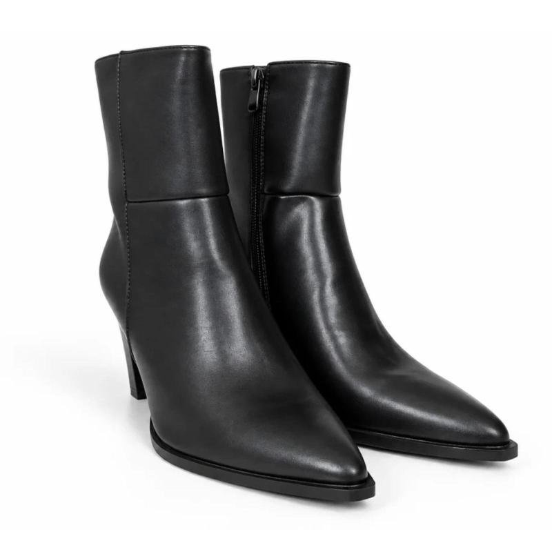 Ženske kaubojke sa špicastim vrhom - LH562604-BLK