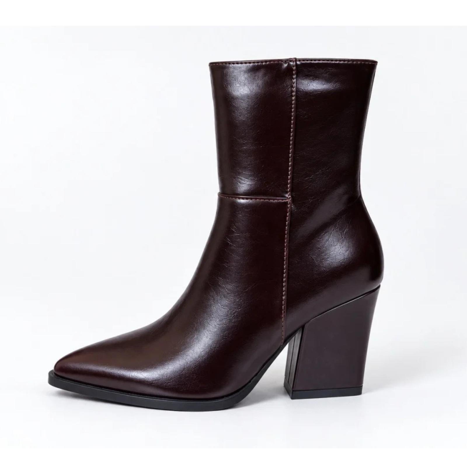 Ženske kaubojke sa špicastim vrhom - LH562604-BUR
