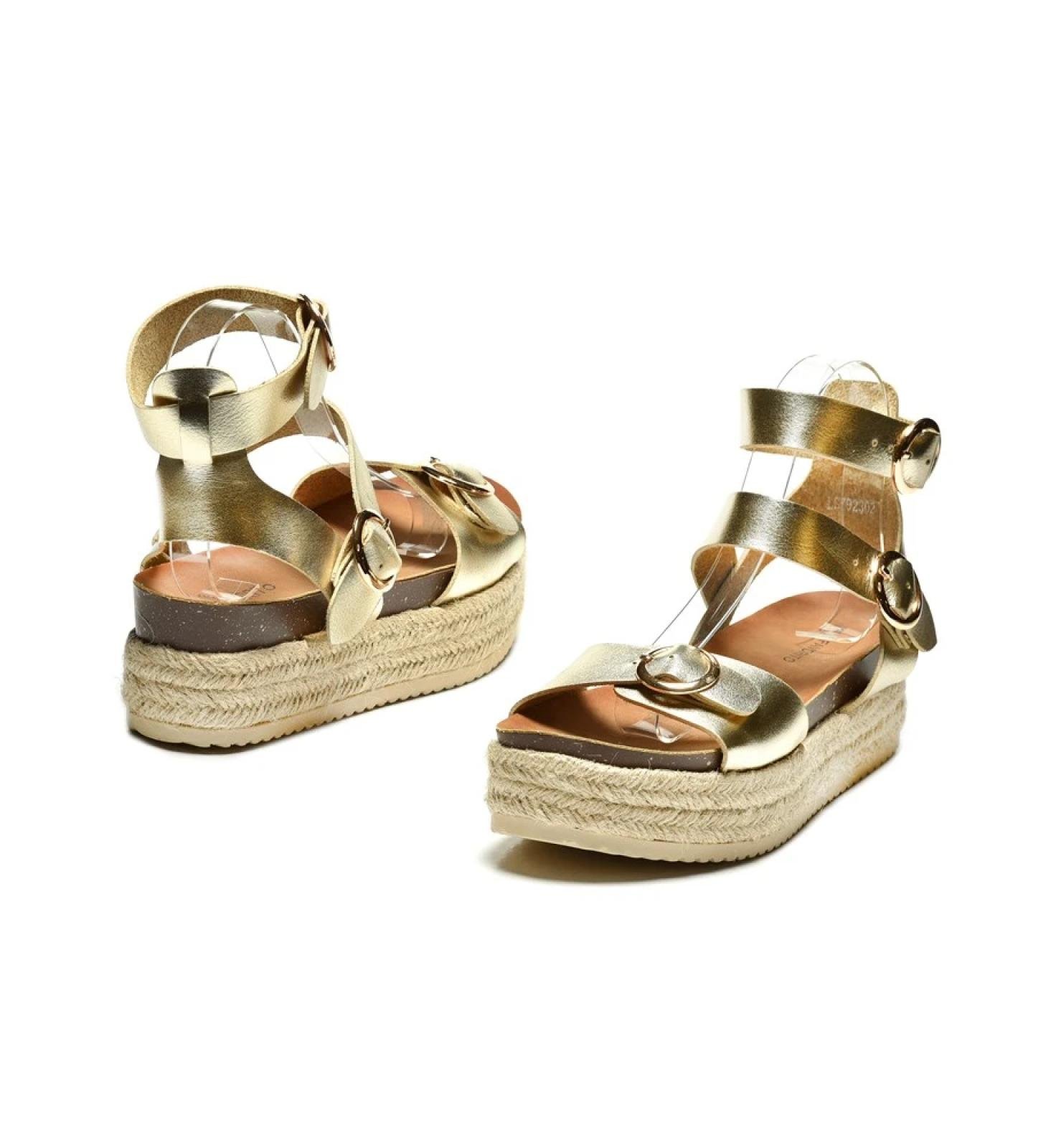 Zenska sandala LS792302-ZLATNA
