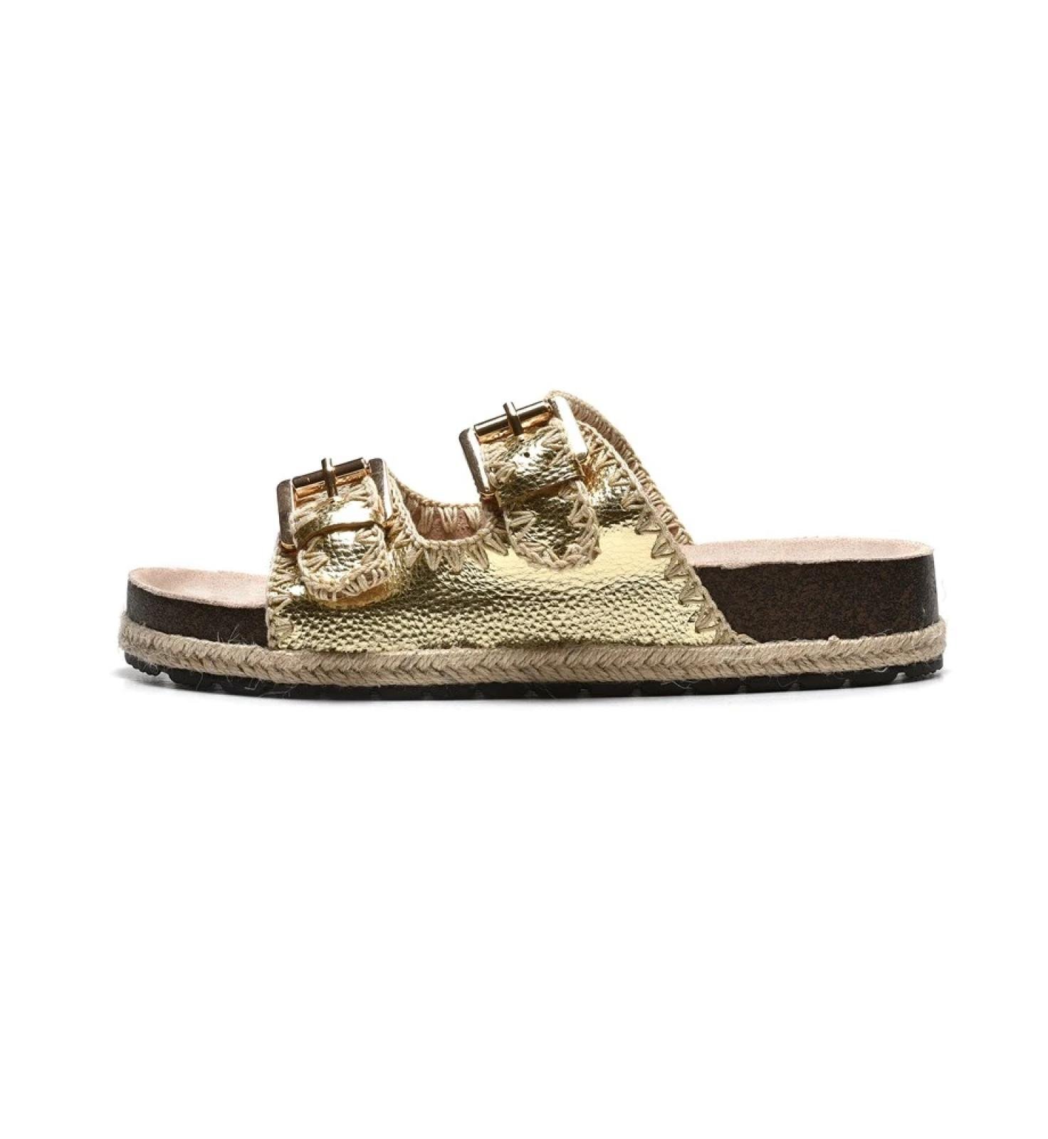 Ženske papuče LP022419-ZLATNA