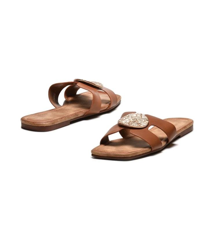 Ženske papuče LP212432-CAMEL