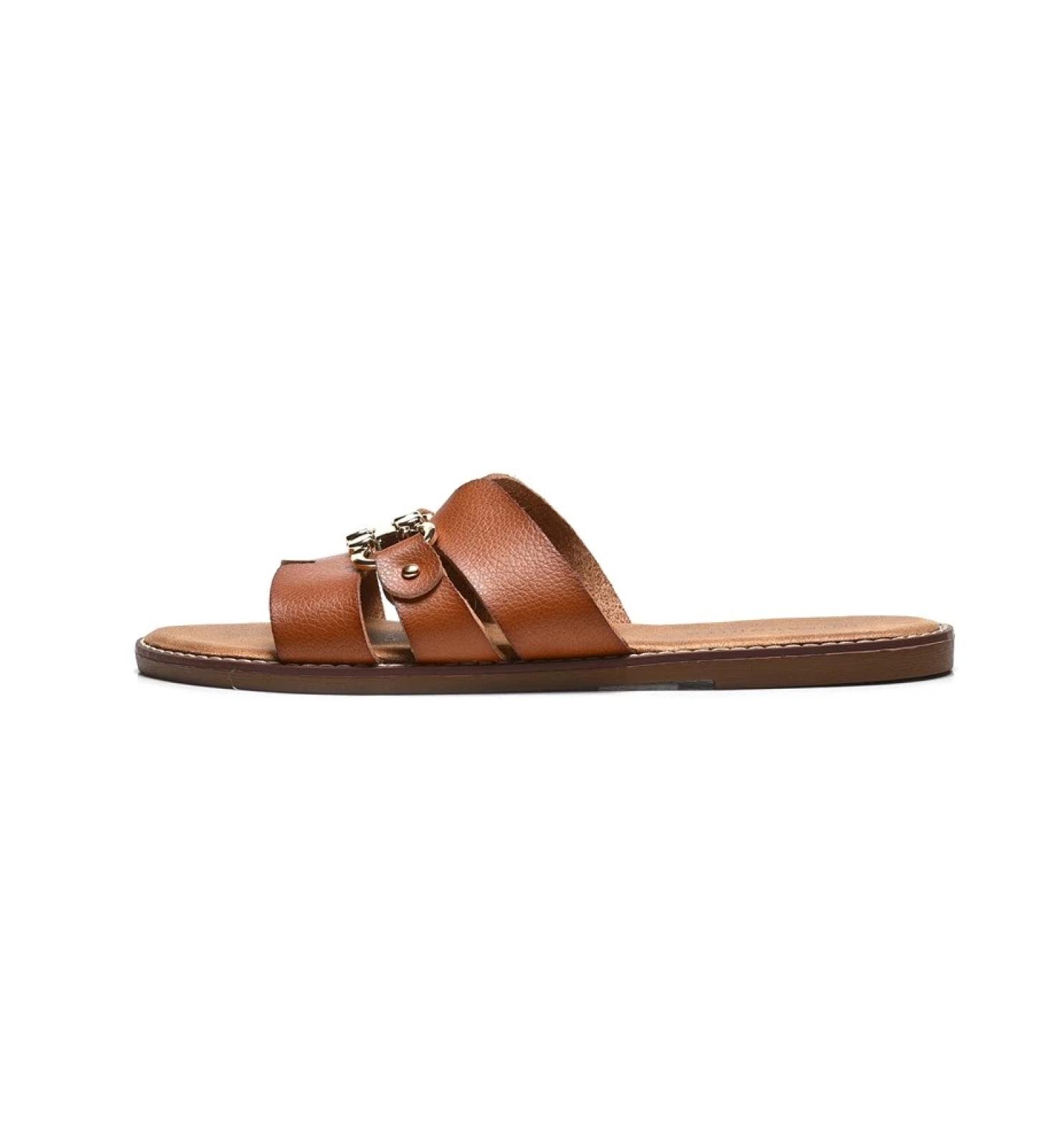 Ženske papuče LP232426-CAMEL
