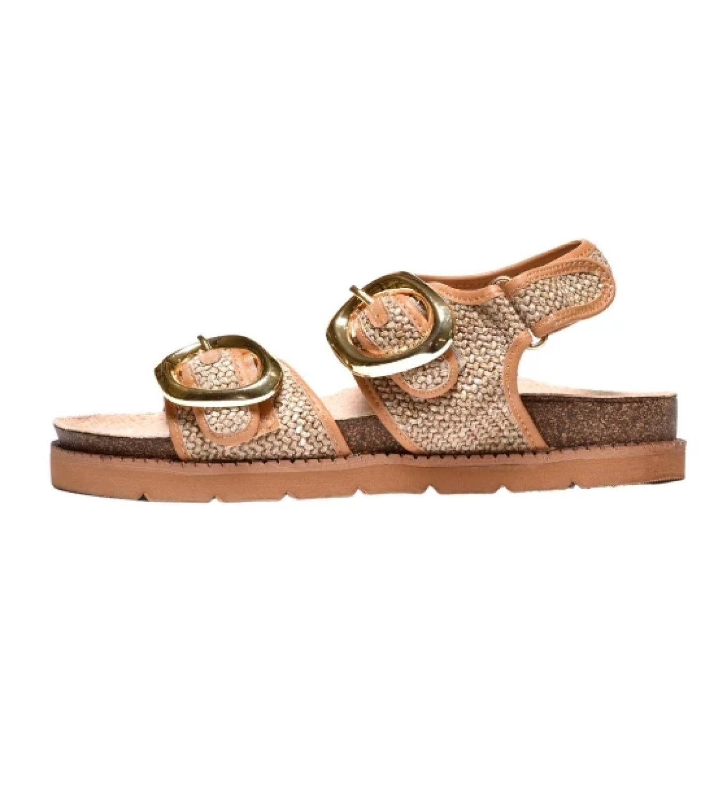 Ženske sandale LS022554-CAMEL